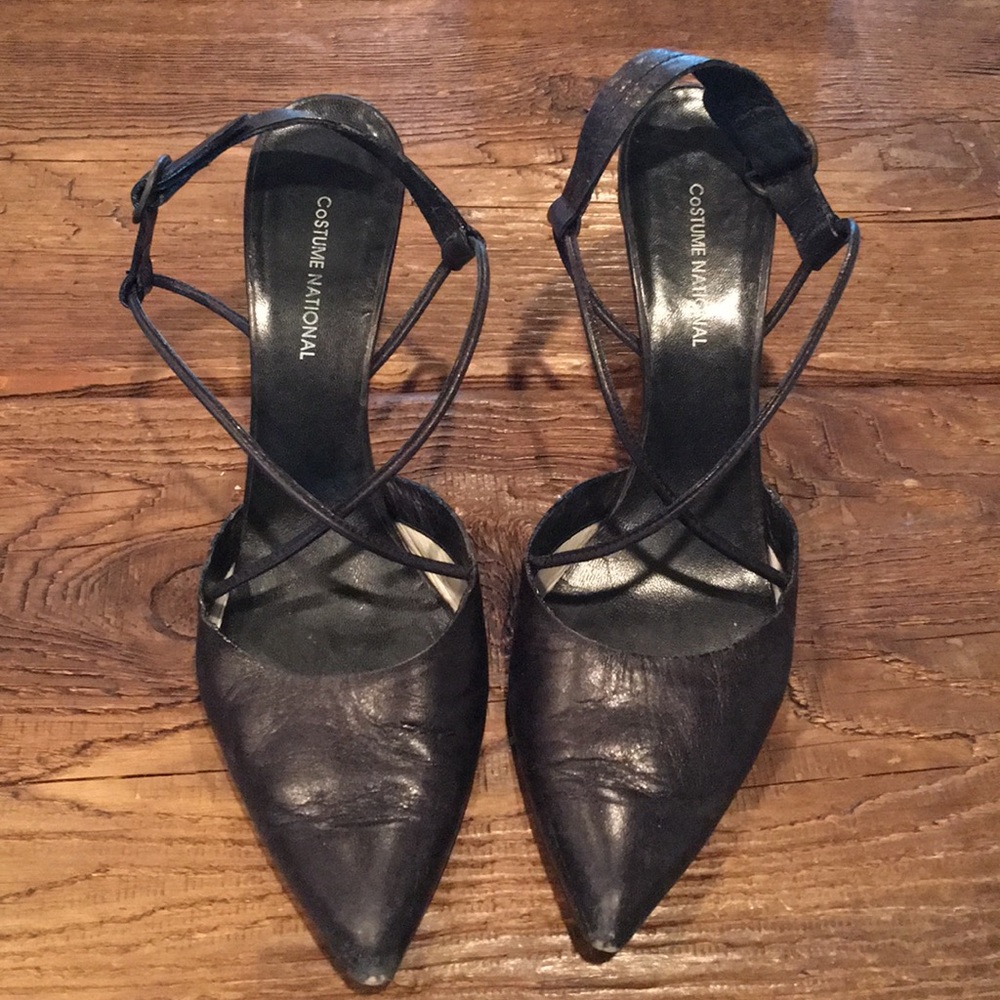 Costume National Chester X cross Heels